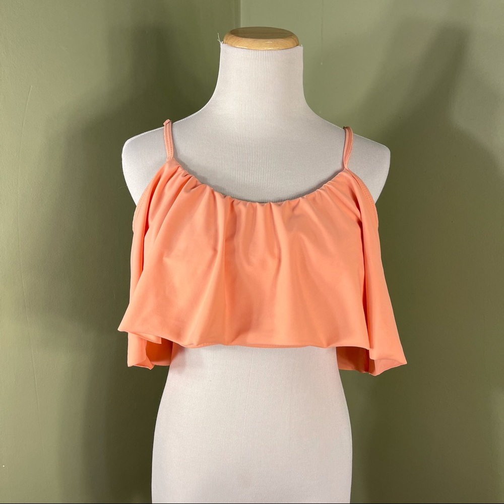 L peach bikini top